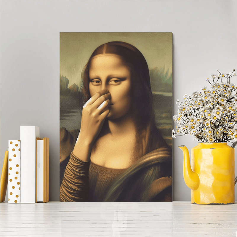 Mona Lisa Parody Canvas