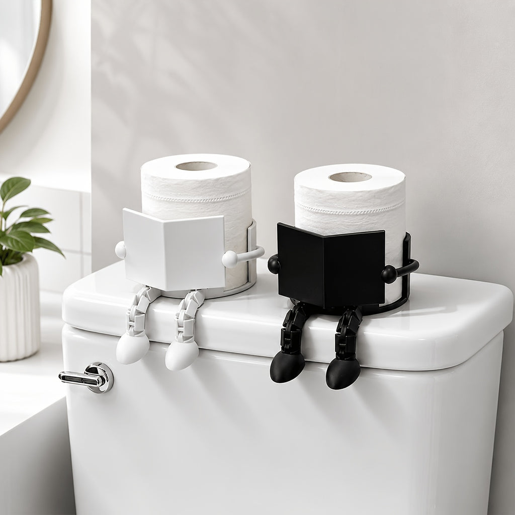 Whimsical Book-Shaped Toilet Paper Holder – Bathroom Decor