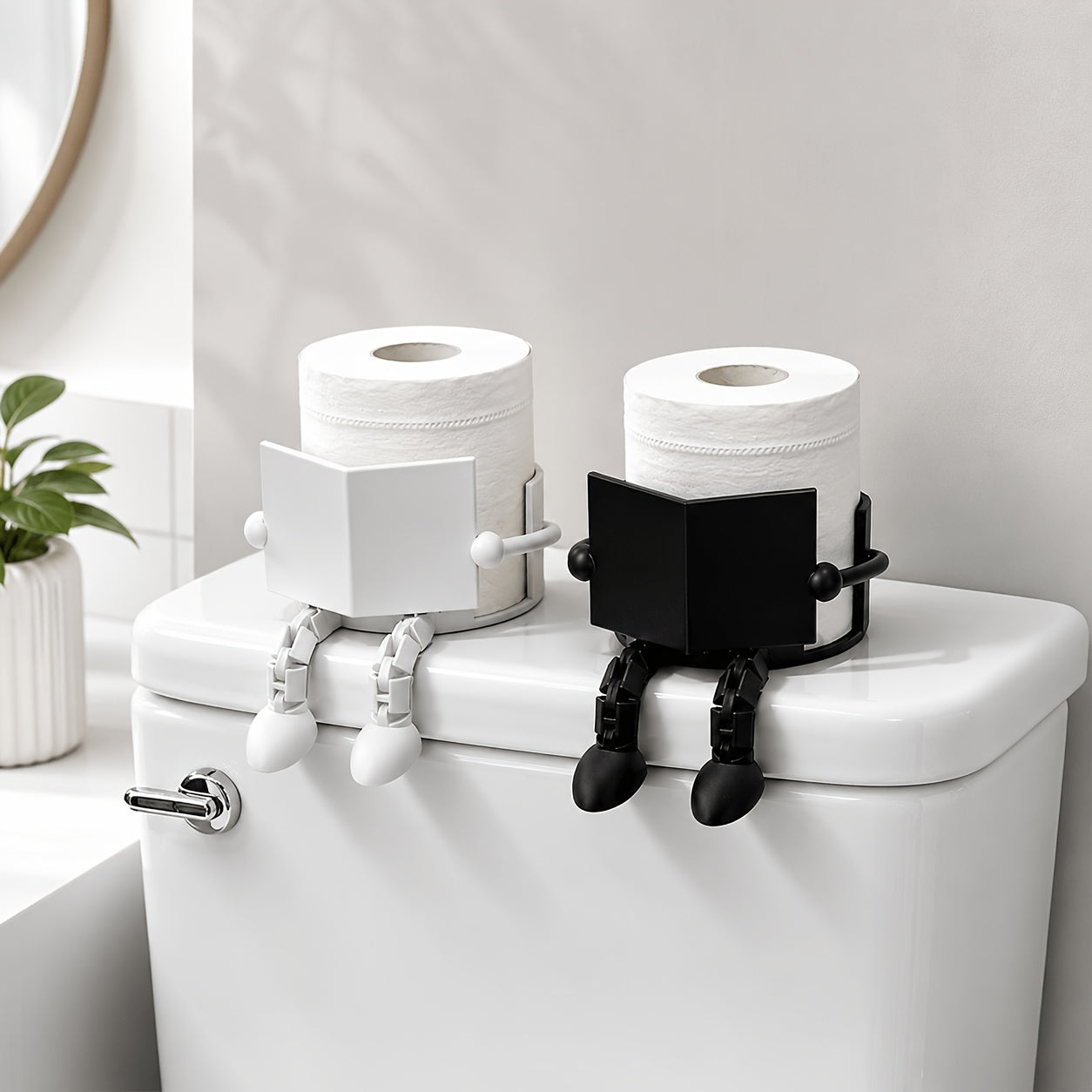 Whimsical Book-Shaped Toilet Paper Holder – Bathroom Decor