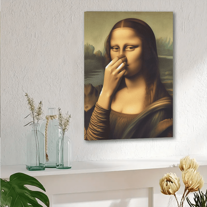 Mona Lisa Parody Canvas