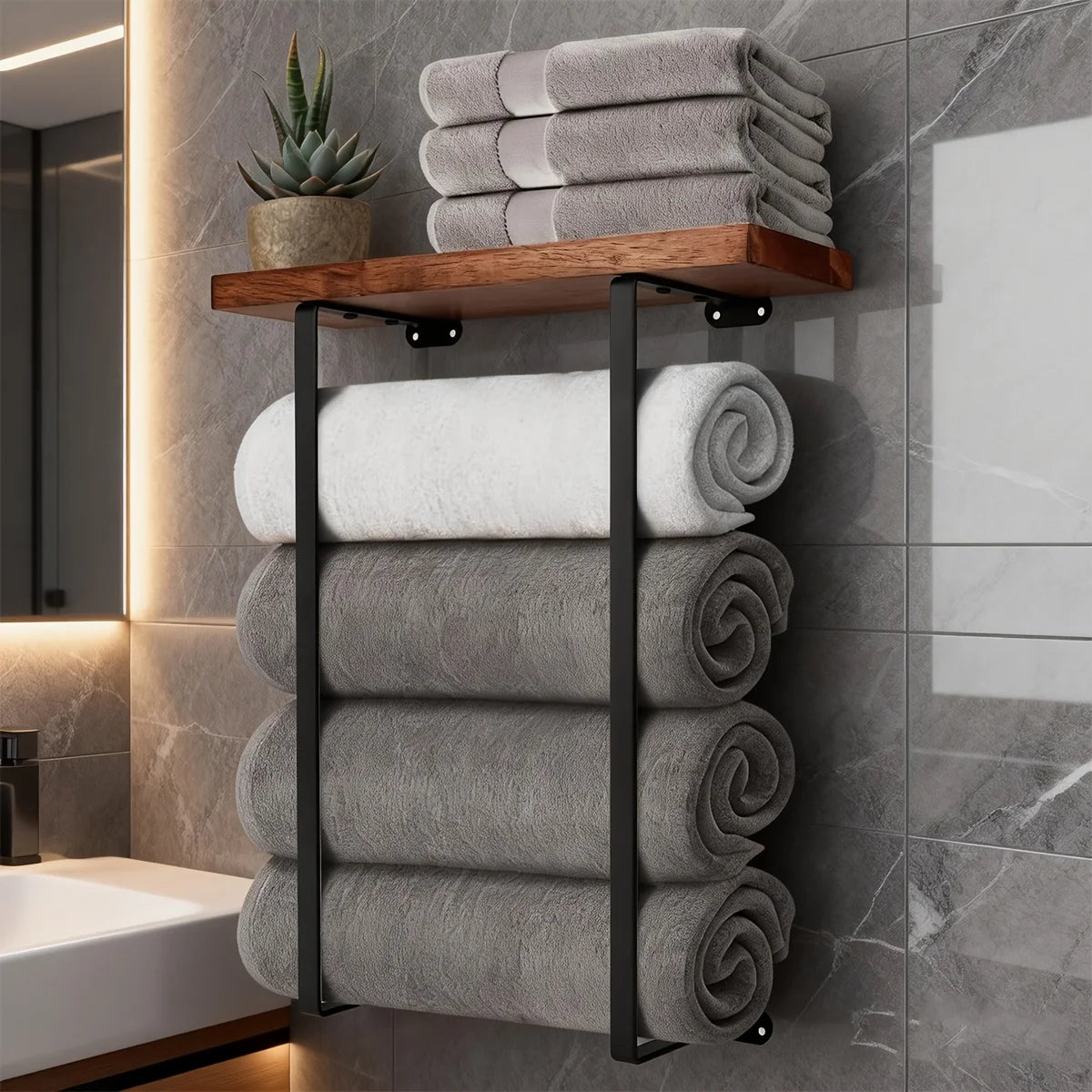 Bathroom Towel Rack