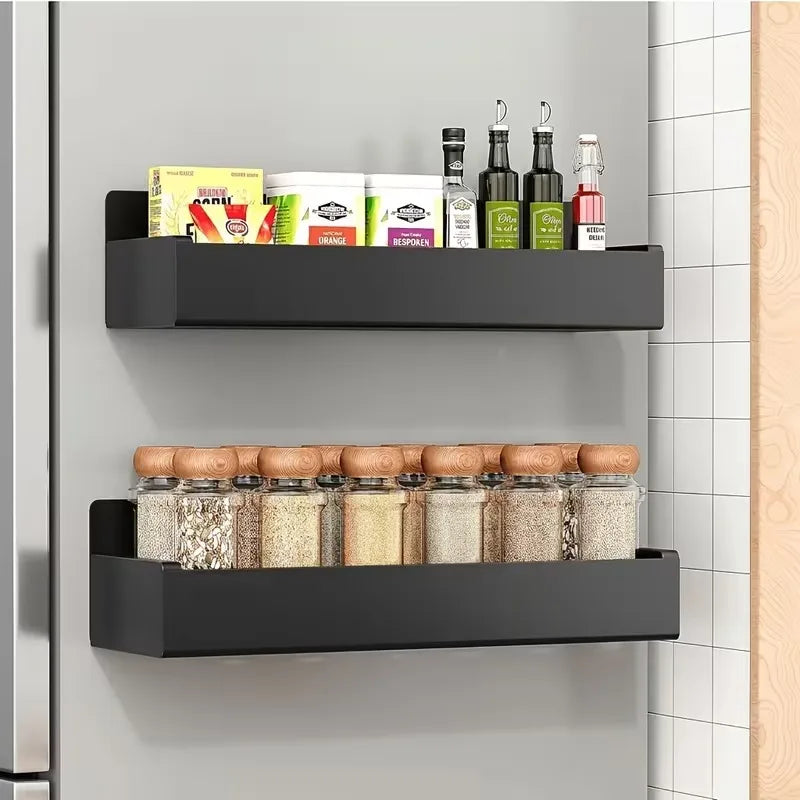 Magnetic Spice Rack for Fridge – No-Drill Kitchen Organizer