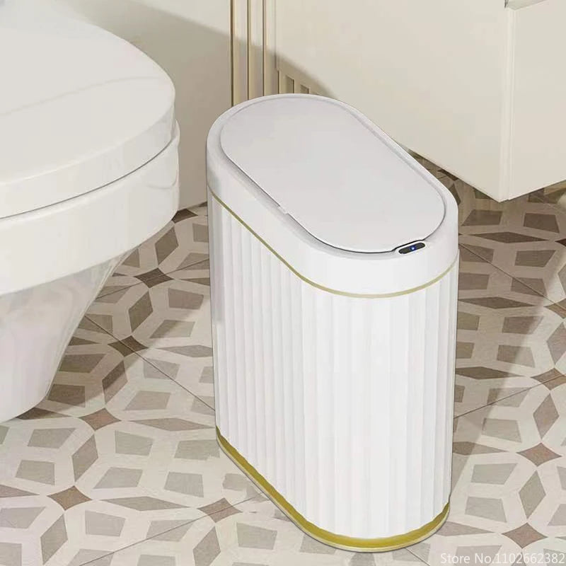 7L Smart Sensor Trash Can | Touchless, Light Luxury Design for Kitchen & Bathroom
