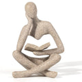 Abstract Thinker Resin Sculpture | Modern Bookshelf & Home Decor Figurine