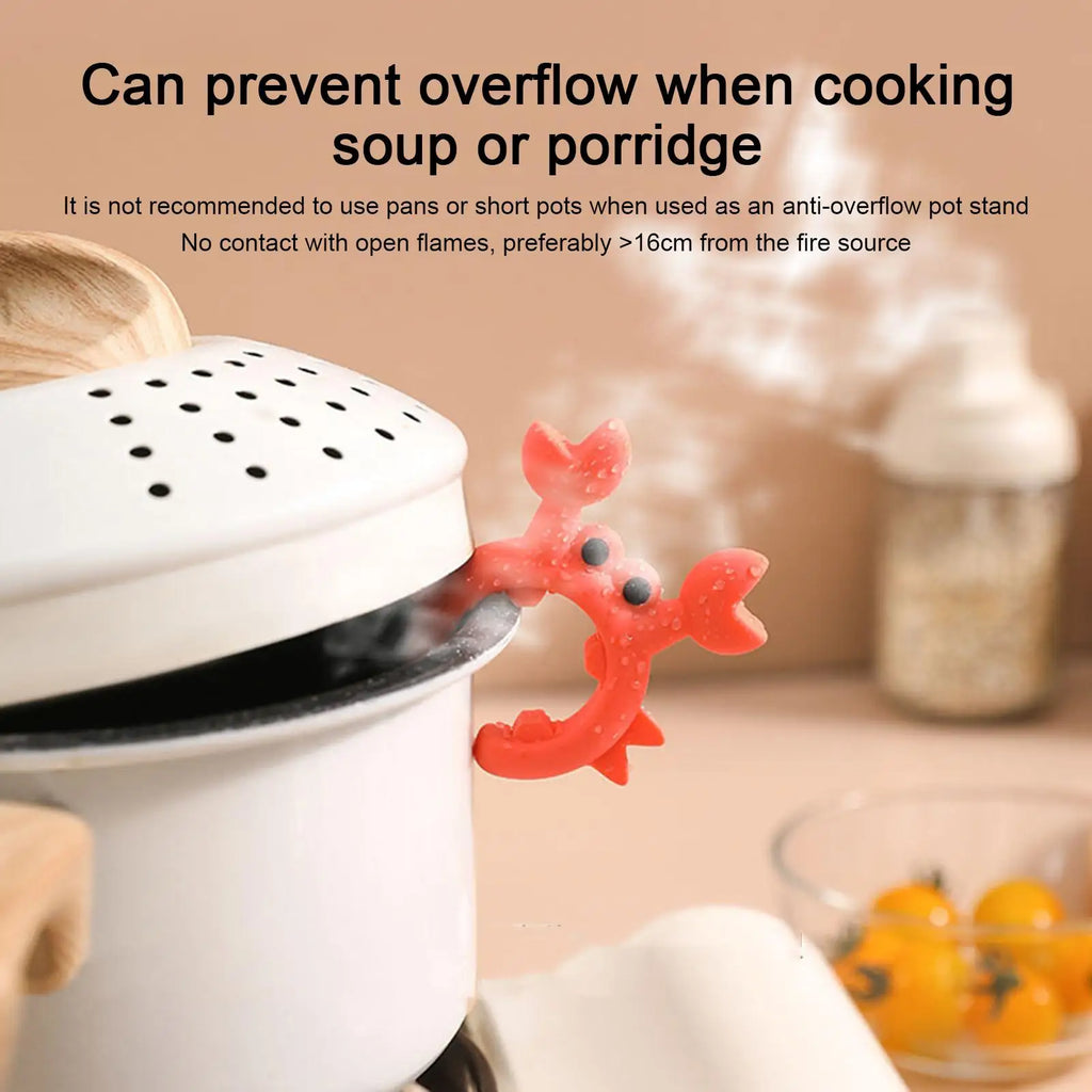 Crab Shaped Silicone Utensil Rest & Spoon Holder