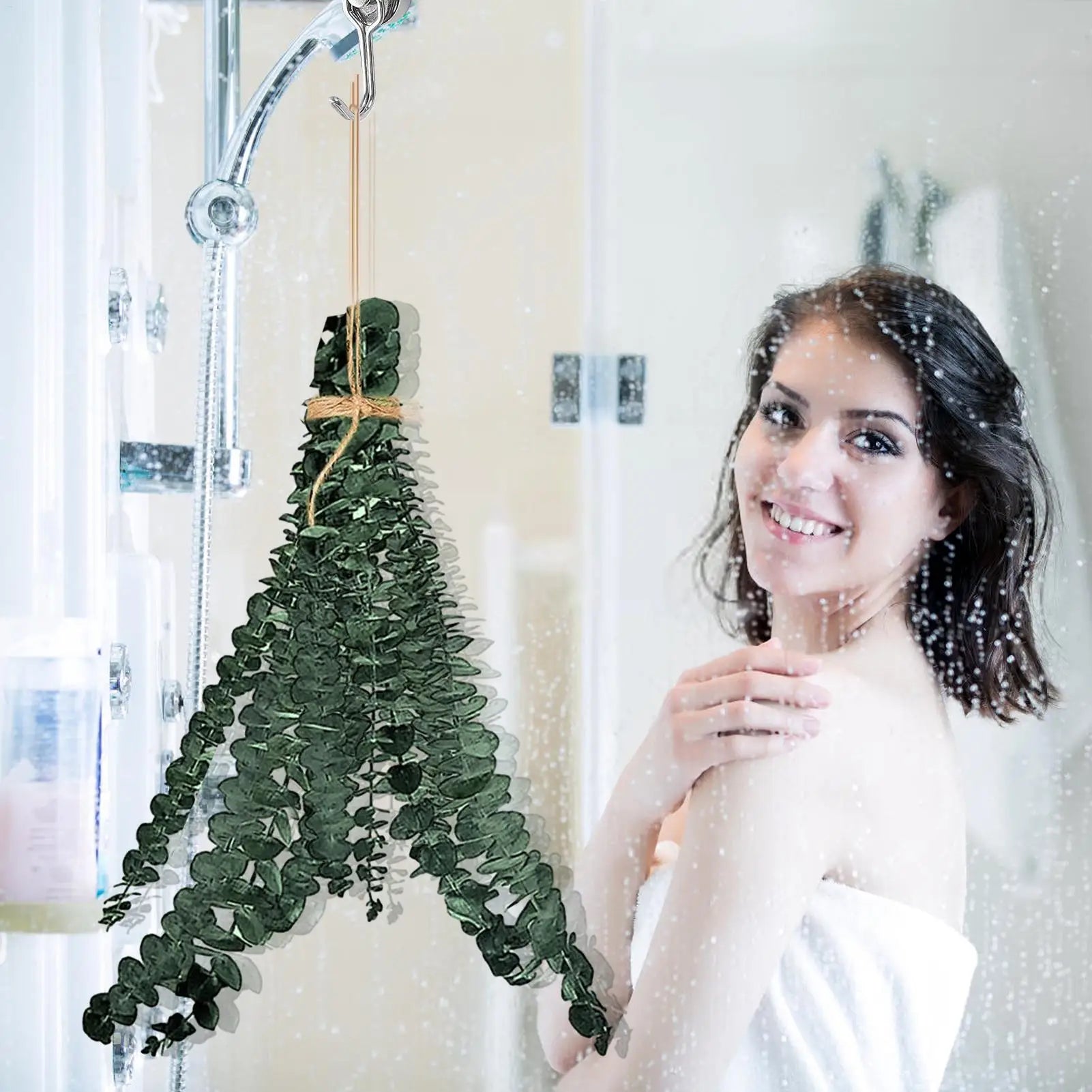 Eucalyptus Silver Dollar Leaf Bundle | Shower Hanging & Bathroom Greenery Decor