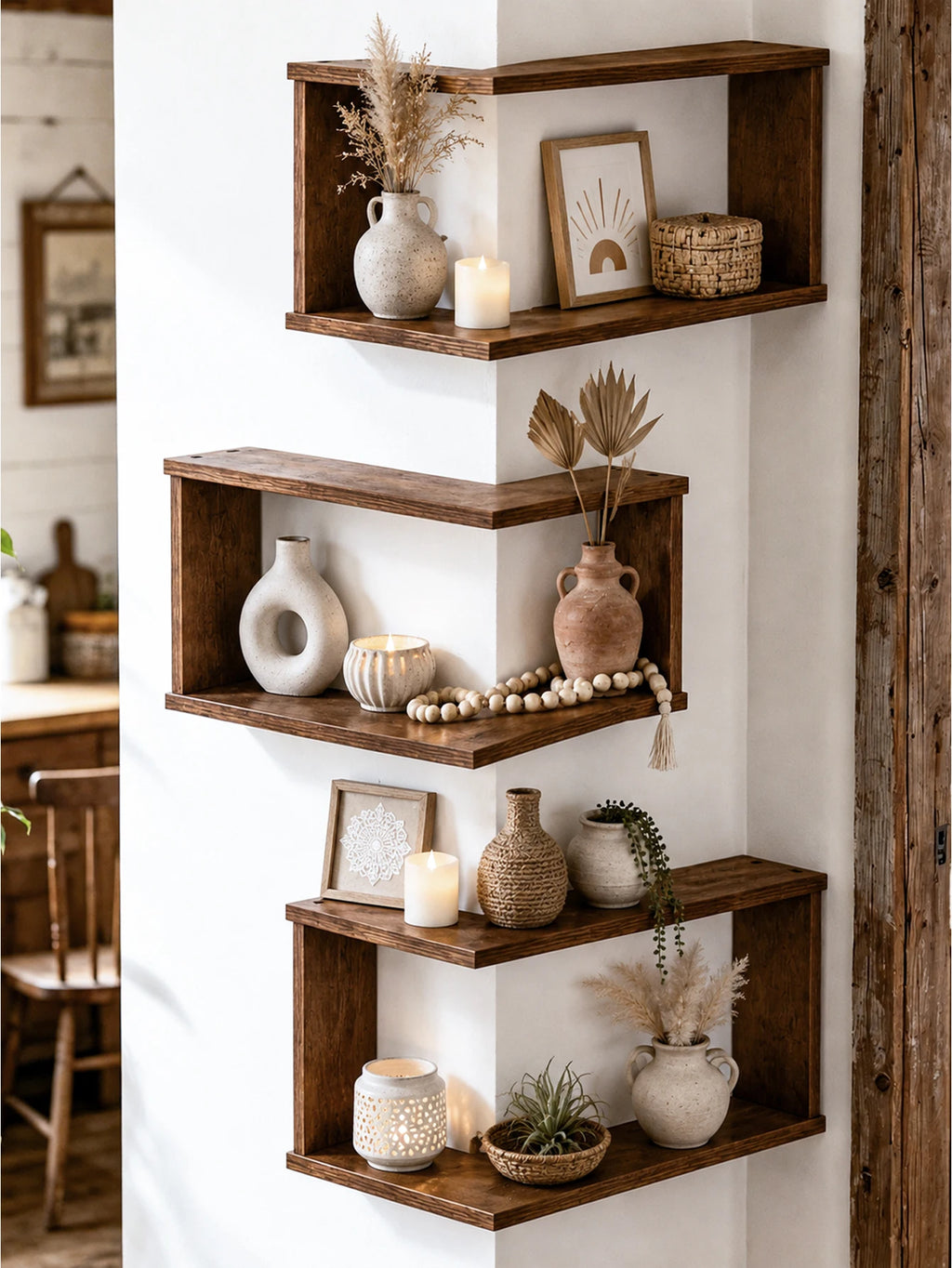 Floating Corner Shelf