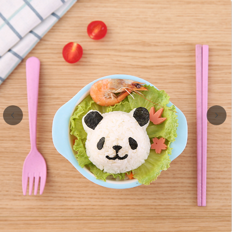 3D Panda Rice Ball Mold