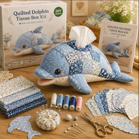DIY Patchwork Animal-Shaped Tissue Box