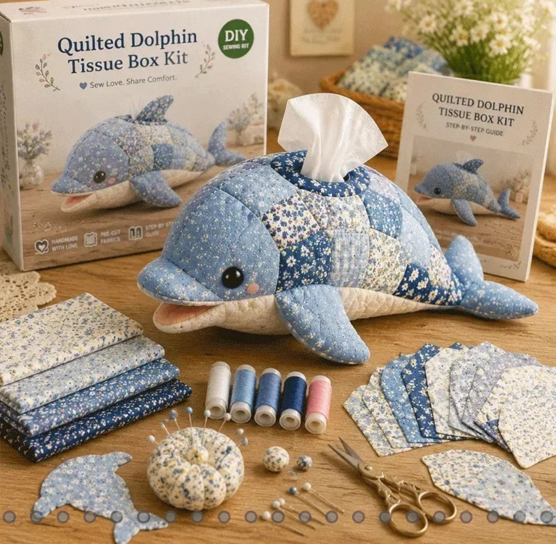 DIY Patchwork Animal-Shaped Tissue Box