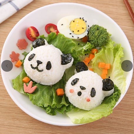 3D Panda Rice Ball Mold