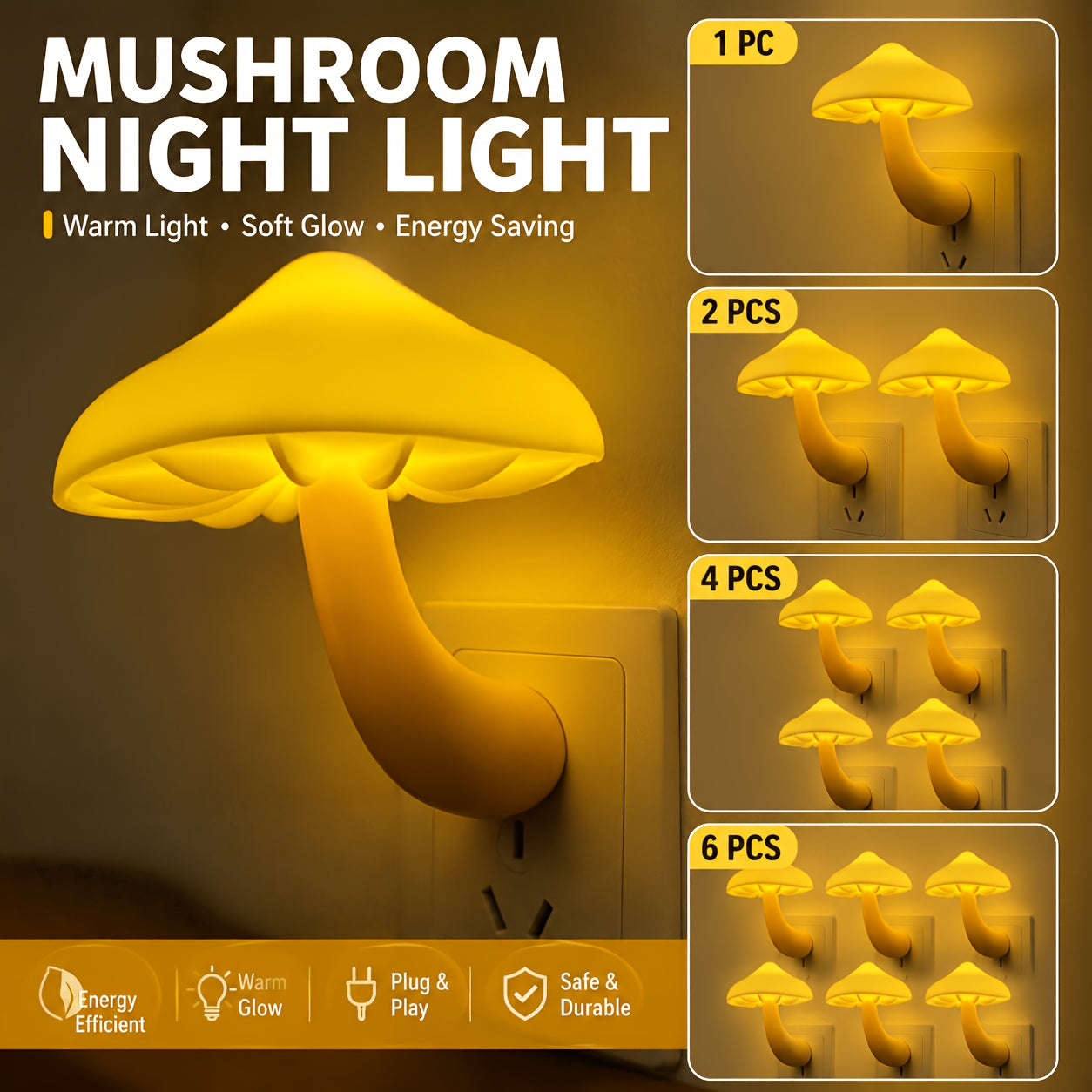 Mushroom Night Light