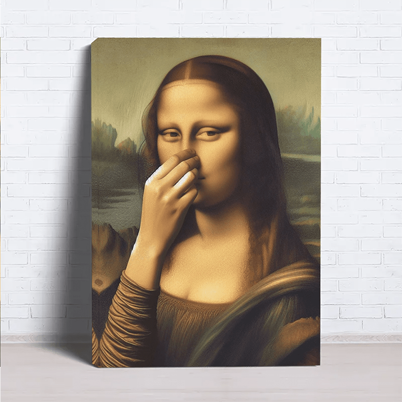Mona Lisa Parody Canvas
