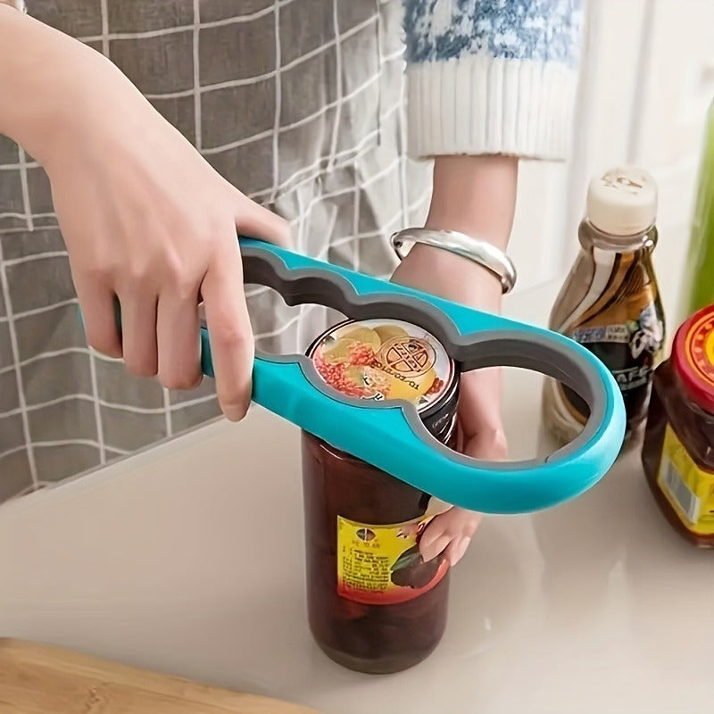 4-in-1 Multi-Size Jar & Bottle Opener | Non-Slip, Labor-Saving